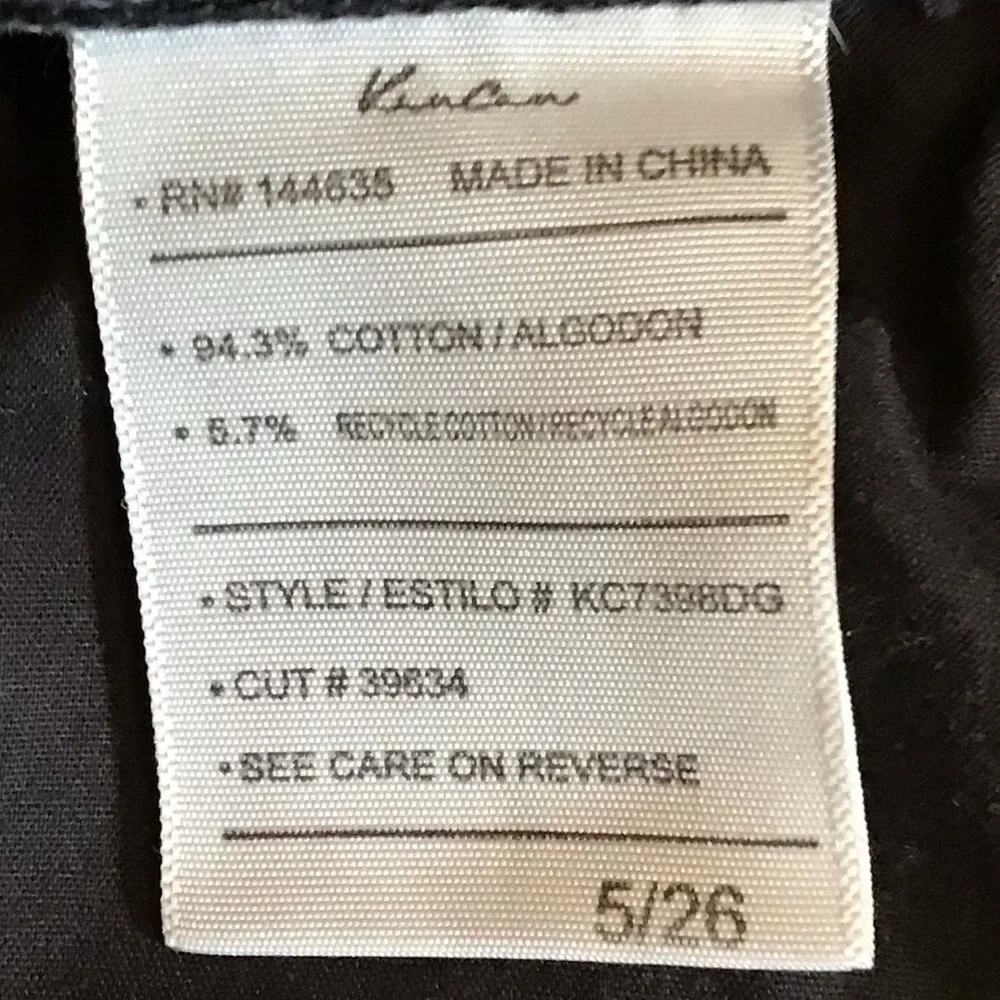 KanCan 5 (26) Bring Back The 90's Straight  Cargo Jeans High Rise Black